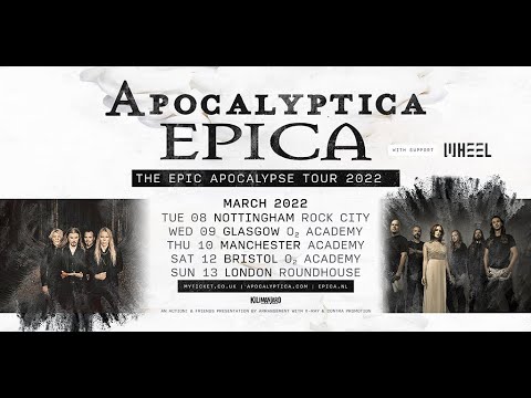 APOCALYPTICA &amp; EPICA - THE EPIC APOCALYPSE TOUR 2022