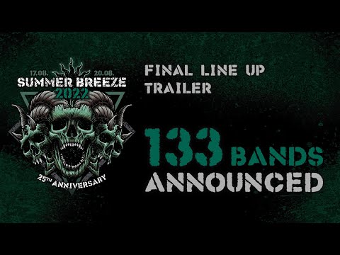 SUMMER BREEZE Open Air 2022 - full line up trailer - 133 bands [Metal Festival]