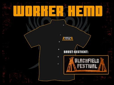Verlosung : Workerhemd zum BLACKFIELD FESTIVAL 2012 zu gewinnen!