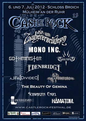 Preview : Das CASTLE ROCK 2012 präsentiert (nicht nur) Zauberbrüder und tanzwütige Legenden