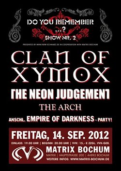 Preview : DO YOU REMEMBER...? Nr. 2 lockt mit CLAN OF XYMOX, THE ARCH und THE NEON JUDGEMENT