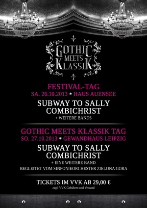 COMBICHRIST u.a. mit Orchester (!) auf dem 2. Gothic Meets Klassik Festival!