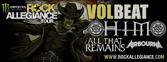 Preview : Die MONSTER ENERGY'S ROCK ALLEGIANCE TOUR rockt die USA im Sommer 2013