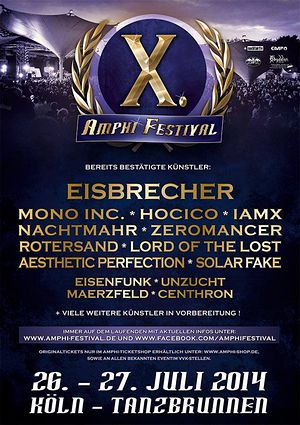 10 Jahre AMPHI FESTIVAL! Erste Bandbestätigungen für das Jubiläumsevent