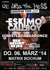 Preview : ESKIMO CALLBOY und gleich 3 Supportacts zu Gast in Bochum und Köln!