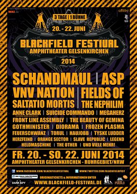 Preview : BLACKFIELD FESTIVAL begeht im Juni 2014 das verflixte siebte Jahr! Preview : BLACKFIELD FESTIVAL begeht im Juni 2014 das verflixte siebte Jahr!