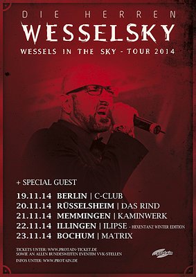 Alex Wesselsky (EISBRECHER) ist DIE HERREN WESSELSKY - Im November live on Tour