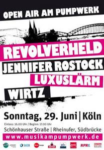 Preview : MUSIK AM PUMPWERK, das dreitägige neue Open Air Festival in Köln