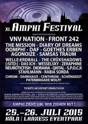 Umzug! AMPHI FESTIVAL zieht um, erste Bands bestätigt!