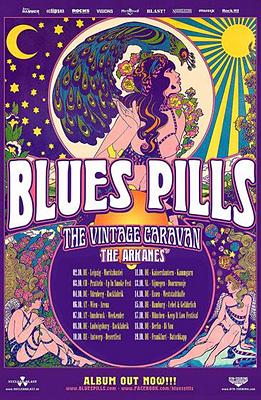 Preview: Senkrechtstarter BLUES PILLS mit THE ARKANES auf Tour