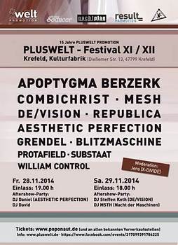 Preview : PLUSWELT PROMOTIONS feiert Jubiläum mit Festival in Krefeld