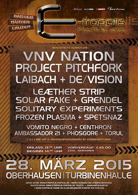 Preview : E-TROPOLIS feiert 2015 kleinen Geburtstag - Line-up steht fest