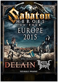 Preview : SABATON ab Anfang Januar 2015 auf großer Europatour Preview : SABATON ab Anfang Januar 2015 auf großer Europatour