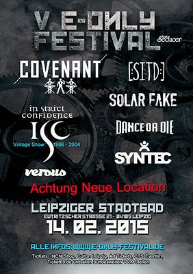 Preview :  V. E-ONLY FESTIVAL am 14.02.15 im Stadtbad Leipzig