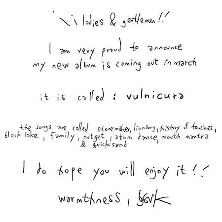 BJÖRK veröffentlicht neues Album Vulnicura im März 2015 - Ausstellung im MOMA New York