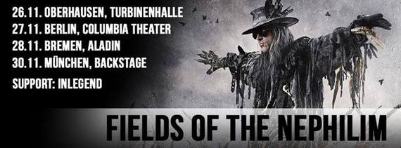 Preview : FIELDS OF THE NEPHILIM im November zurück auf deutschen Bühnen