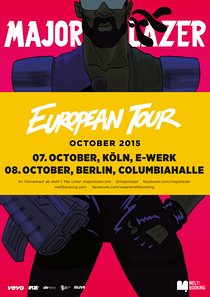 Preview : MAJOR LAZER kommt Anfang Oktober nach Köln und Berlin