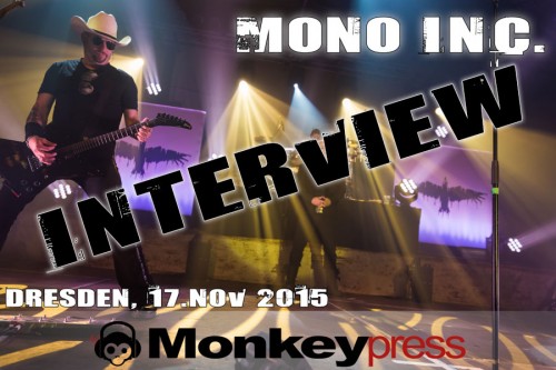 Interview mit MONO INC. in Dresden