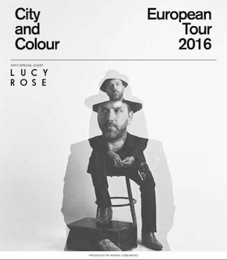 City And Colour und Lucy Rose kommen im Februar für vier Termine nach Deutschland City And Colour und Lucy Rose kommen im Februar für vier Termine nach Deutschland
