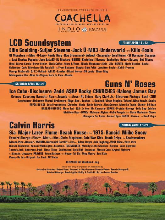 GUNS N'ROSES Reunion beim COACHELLA 2016 - auch Deutschlandtermine in Planung!?