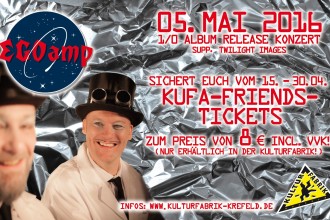 EGOamp Album-Release-Konzert in der Kulturfabrik Krefeld