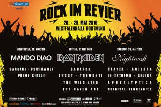 ROCK IM REVIER 2016 - Festivalknaller mit IRON MAIDEN