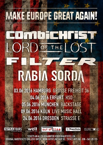 MAKE EUROPE GREAT AGAIN! - Vier Bands auf gemeinsamer Tour MAKE EUROPE GREAT AGAIN! - Vier Bands auf gemeinsamer Tour