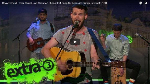 "Inoffizieller" EM-Song von REVOLVERHELD, HEINZ STRUNK & CHRISTIAN EHRING gegen Rassismus
