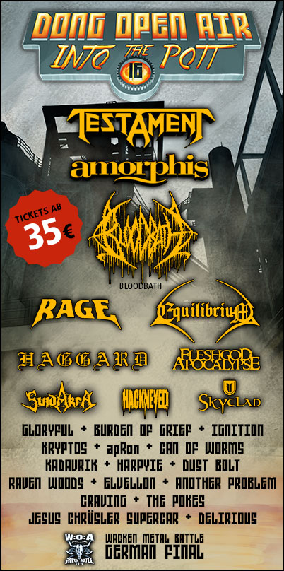 Dong Open Air 2016 - Metal-Festival in Neukirchen-Vluyn