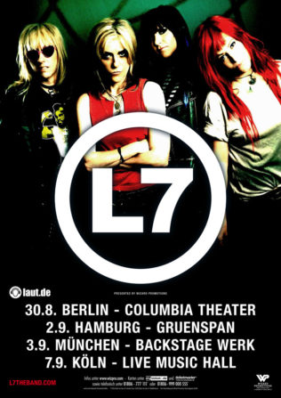 L7 auf Deutschlandtour 2016 - Vorreiter des weiblichen Rocks melden sich zurück
