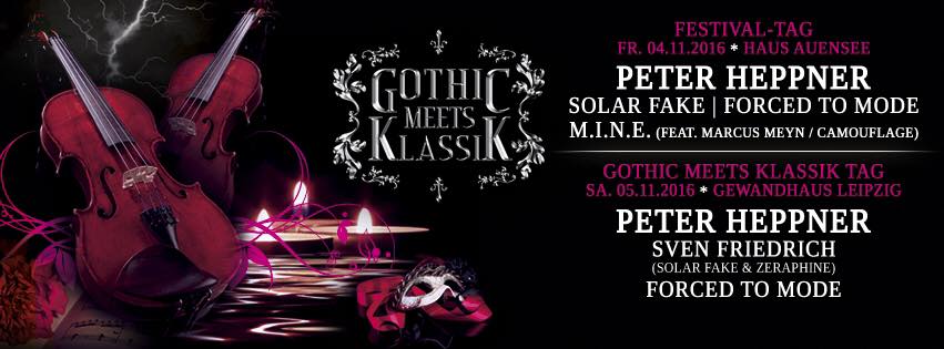 GOTHIC MEETS KLASSIK am 4. und 5. November 2016 in Leipzig