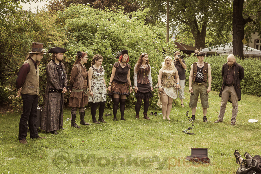 HardChor @ 6. Steampunk Picknick, © Danny Sotzny
