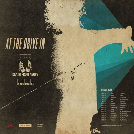 AT THE DRIVE-IN und DEATH FROM ABOVE gemeinsam auf Tour 2018