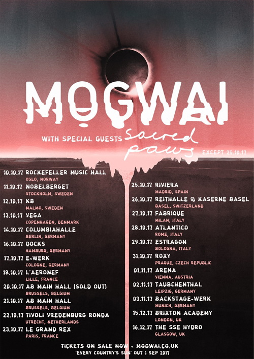 MOGWAI touren durch Europa