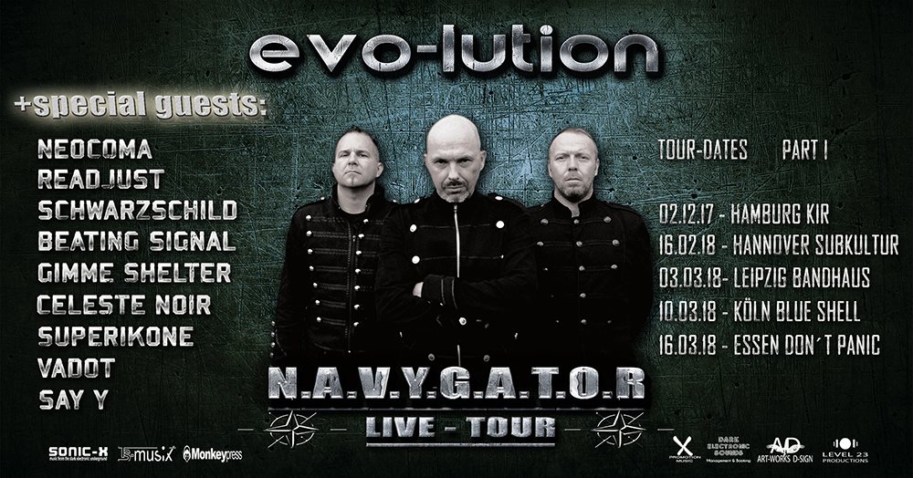 EVO-LUTION mit neuen Tourdaten und Album in Sicht