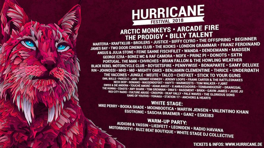 HURRICANE & SOUTHSIDE FESTIVAL 2018 – Alle Infos, News, Bandbestätigungen und Co.