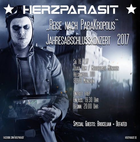 HERZPARASIT: Jahresabschluss mit freiem Eintritt