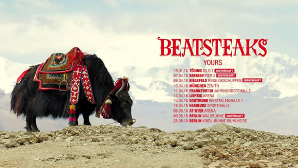 BEATSTEAKS gehen auf "Yours"-Tour 2018