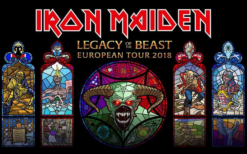 IRON MAIDEN auf ausgedehnter Europatour