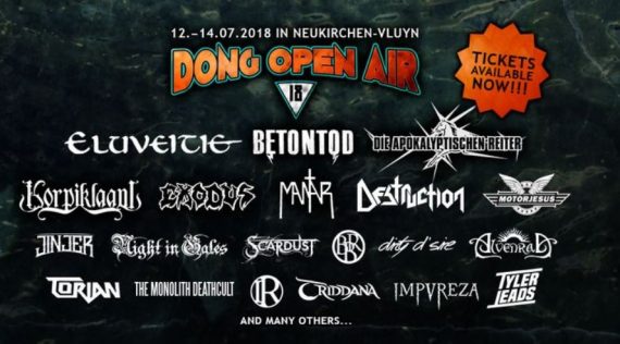 Alle Infos zum DONG OPEN AIR 2018 in Neukirchen-Vluyn (12.-14.7.2018)