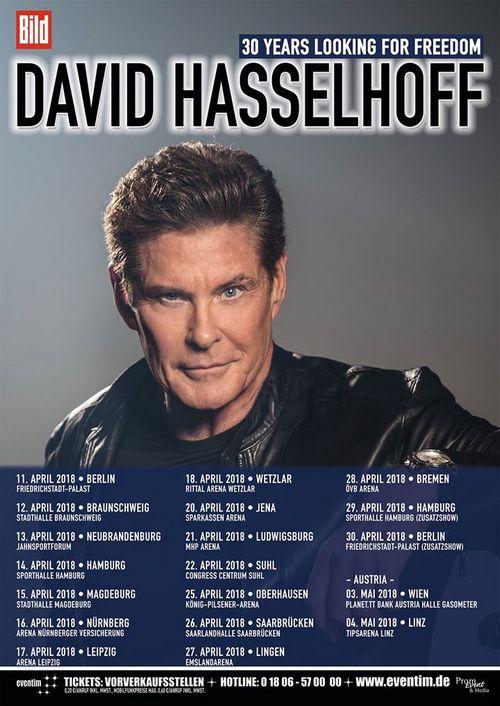 DAVID "The Hoff" HASSELHOFF auf Tour 2018