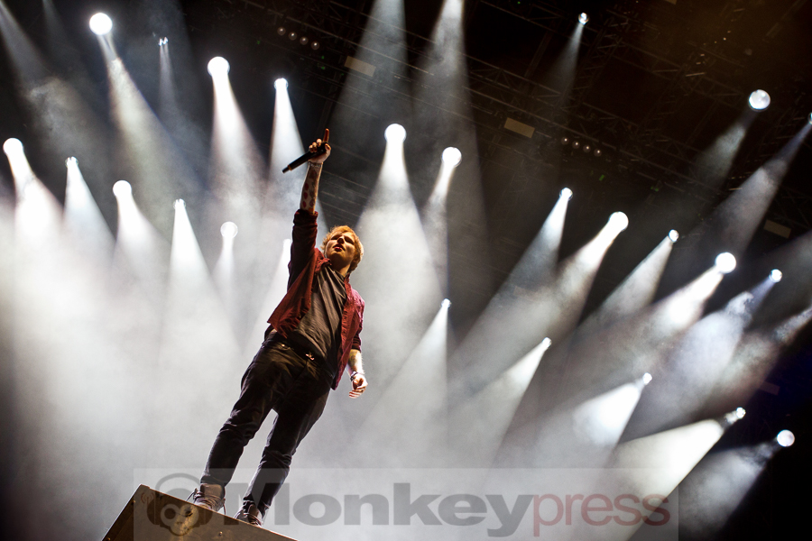 Superstar ED SHEERAN auf Open Air Tour