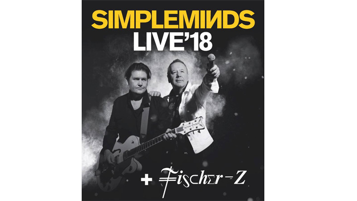 SIMPLE MINDS & FISCHER-Z auf einer Bühne SIMPLE MINDS & FISCHER-Z auf einer Bühne