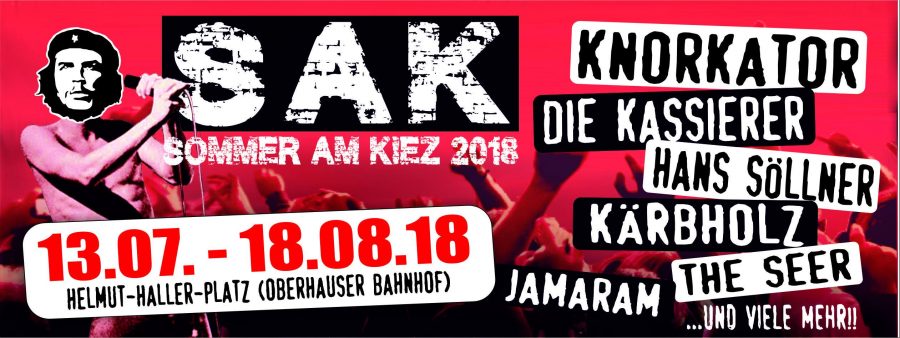 SOMMER AM KIEZ 2018 – vom 13.07. bis zum 18.08. in Augsburg