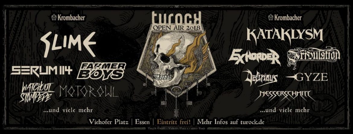 TUROCK OPEN AIR 2018 - 17. & 18. August in Essen