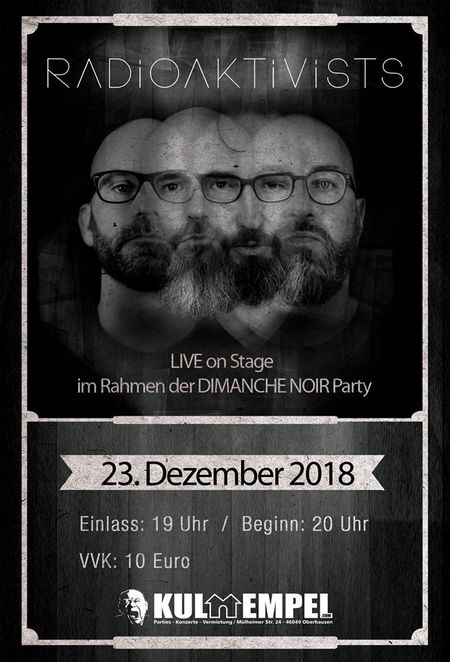 Vorweihnachtsfreude: RADIOAKTIVISTS präsentieren ihr Debütalbum im Kulttempel Oberhausen