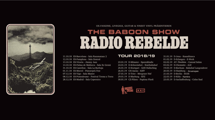 Girls to the Front - THE BABOON SHOW on Tour