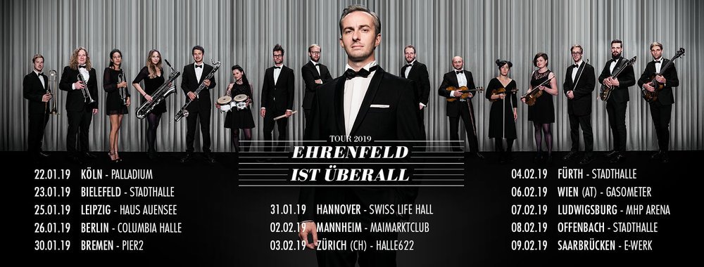 JAN BÖHMERMANN & RUNDFUNKTANZORCHESTER EHRENFELD - Köln, Palladium (22.01.2019)