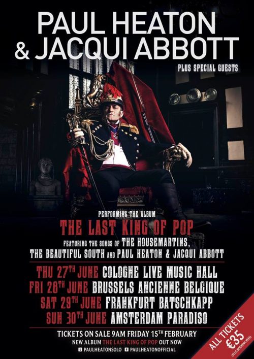 PAUL HEATON auf kleiner Europatour PAUL HEATON auf kleiner Europatour
