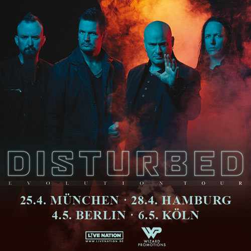 DISTURBED auf Evolution Tour 2019